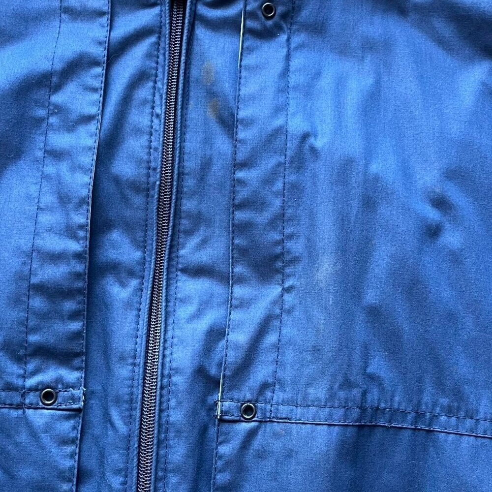 Vintage 80s Members Only Navy Blue Jacket Men L/46 Normcore Biker Grunge Utility - Picture 6 of 7